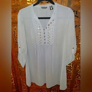 New York Company Sheer Top